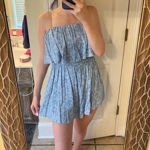 Illa Illa blue paisley romper